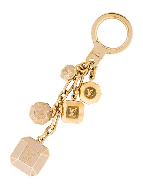 louis vuitton ring key chain gold|louis vuitton keychains on sale.